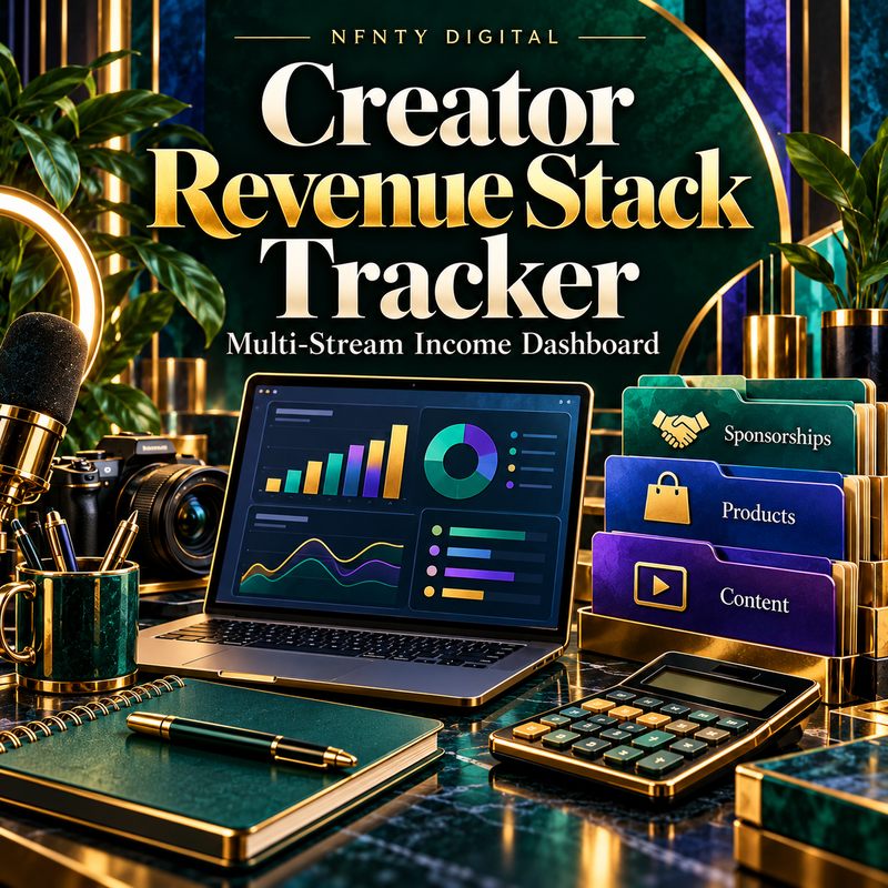 Creator Revenue Stack Tracker: Multi-Stream Income Dashboard for Content Creators