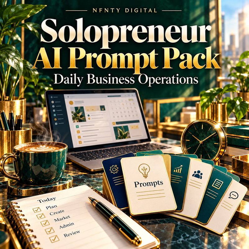 Solopreneur AI Prompt Pack: Daily Business Operations