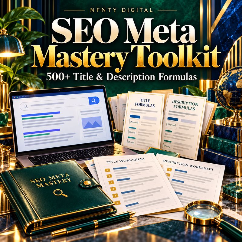 SEO Meta Mastery Toolkit: 500+ Fill-in-the-Blank Title & Meta Description Formulas for Every Industry