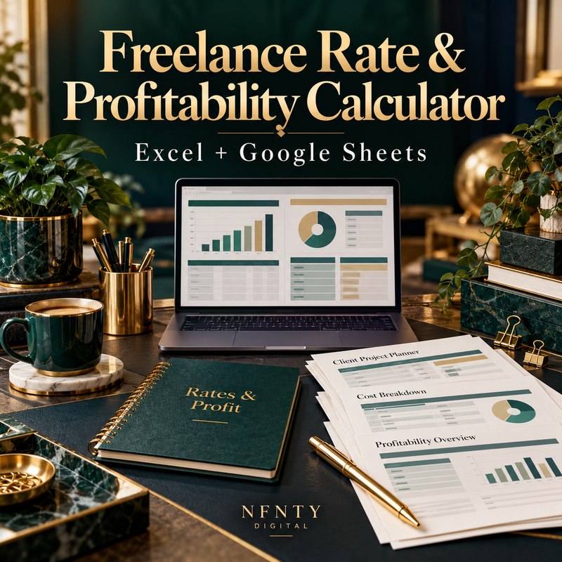 Freelance Rate & Profitability Calculator — Excel/Google Sheets Tool for Independent Professionals