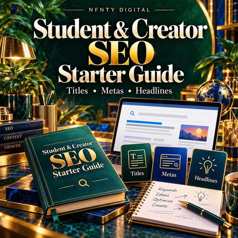 The Student & Creator SEO Starter Guide: Write Titles, Metas & Headlines That Actually Get Clicked