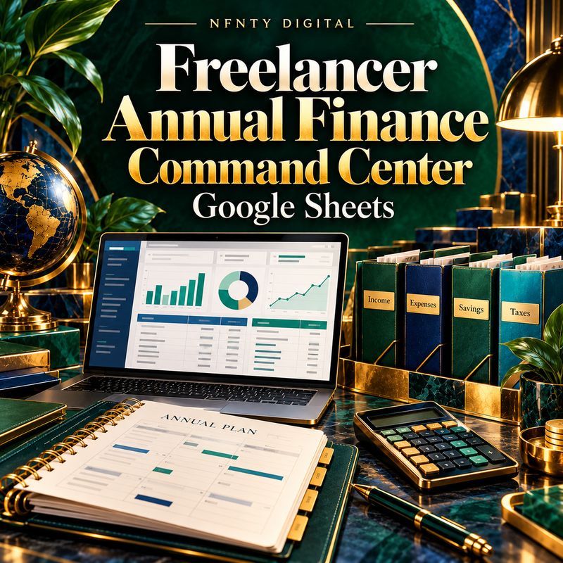Freelancer Annual Finance Command Center (Google Sheets)