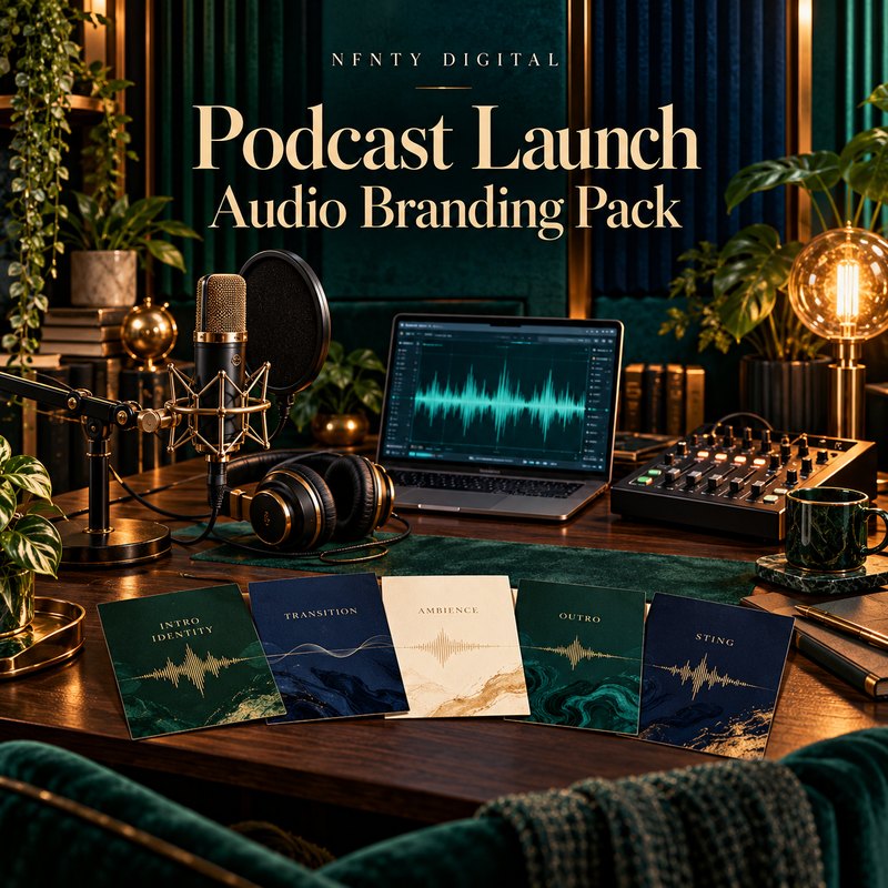 Podcast Launch Audio Branding Pack