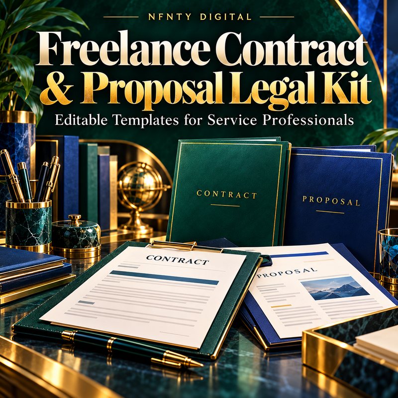 Freelance Contract & Proposal Legal Kit — Editable Templates for Service Professionals