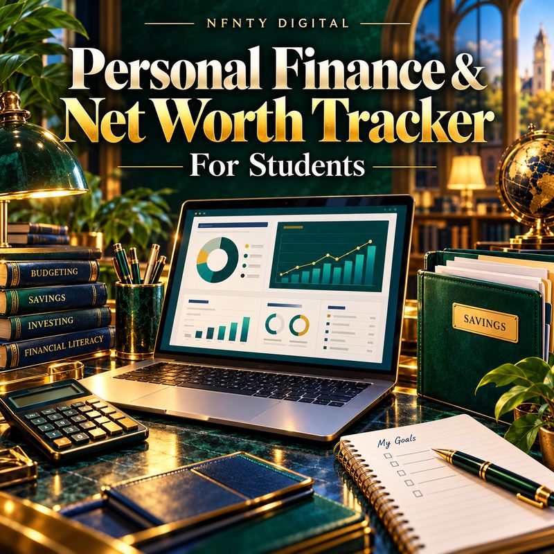 Personal Finance & Net Worth Tracker for Students