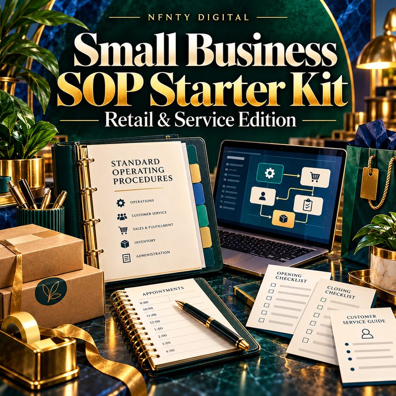 Small Business Standard Operating Procedure (SOP) Starter Kit — Retail & Service Edition