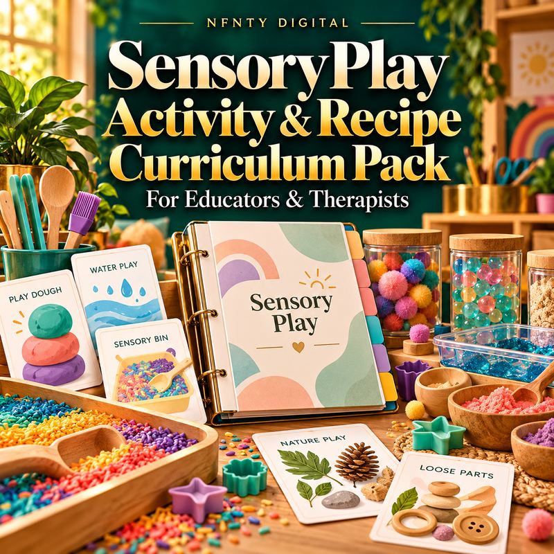 Sensory Play Activity & Recipe Curriculum Pack for Educators & Therapists